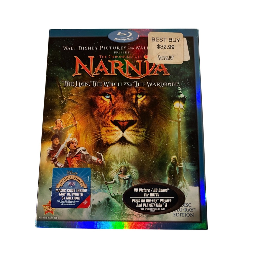 Chronicles of Narnia Lion Witch Wardrobe Blu-ray 2-Disc Disney Walden Media - Picture 2 of 4